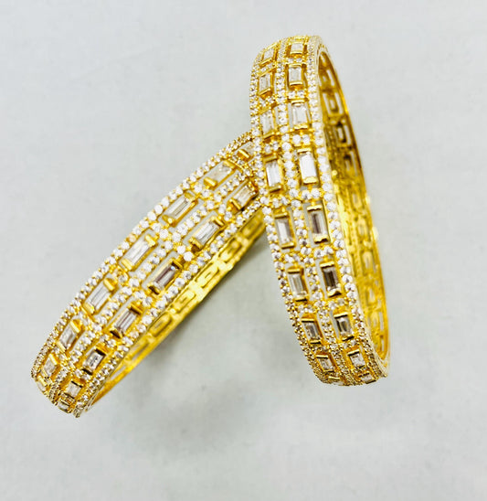 Golden Stones  Bangles