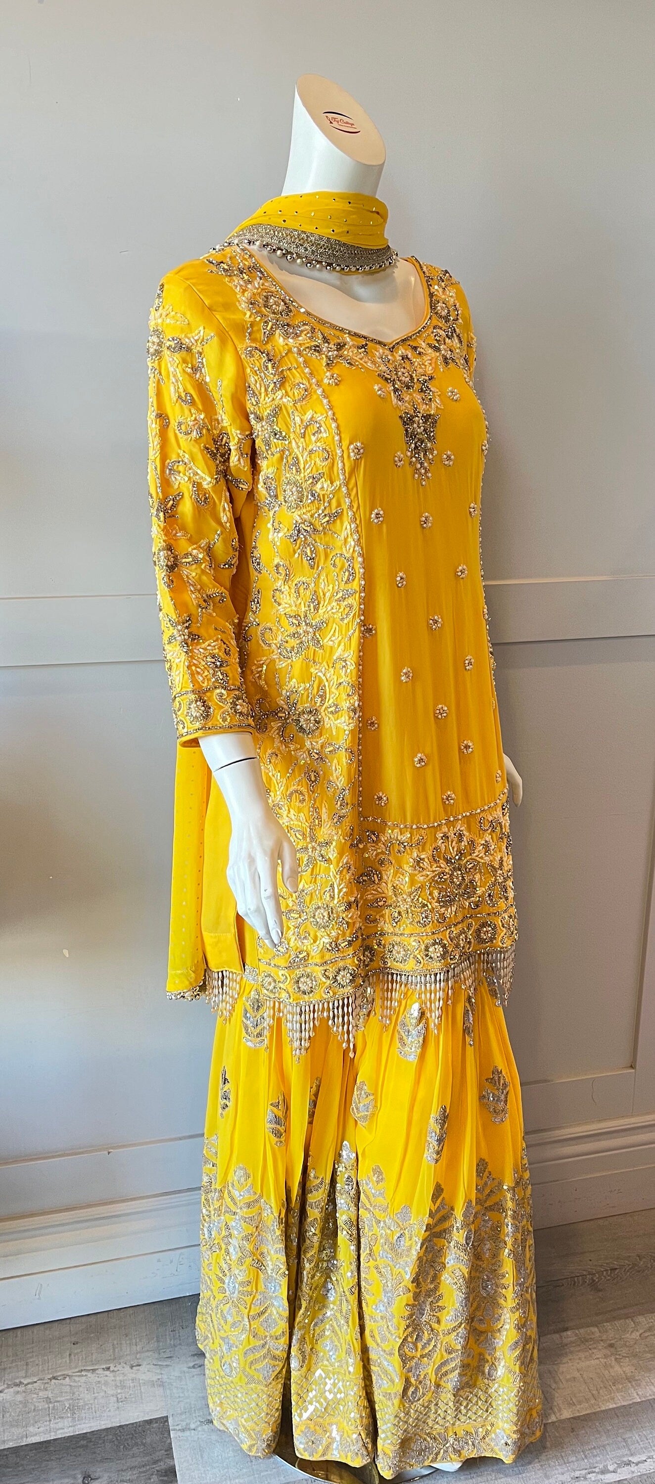 Yellow palazzo set