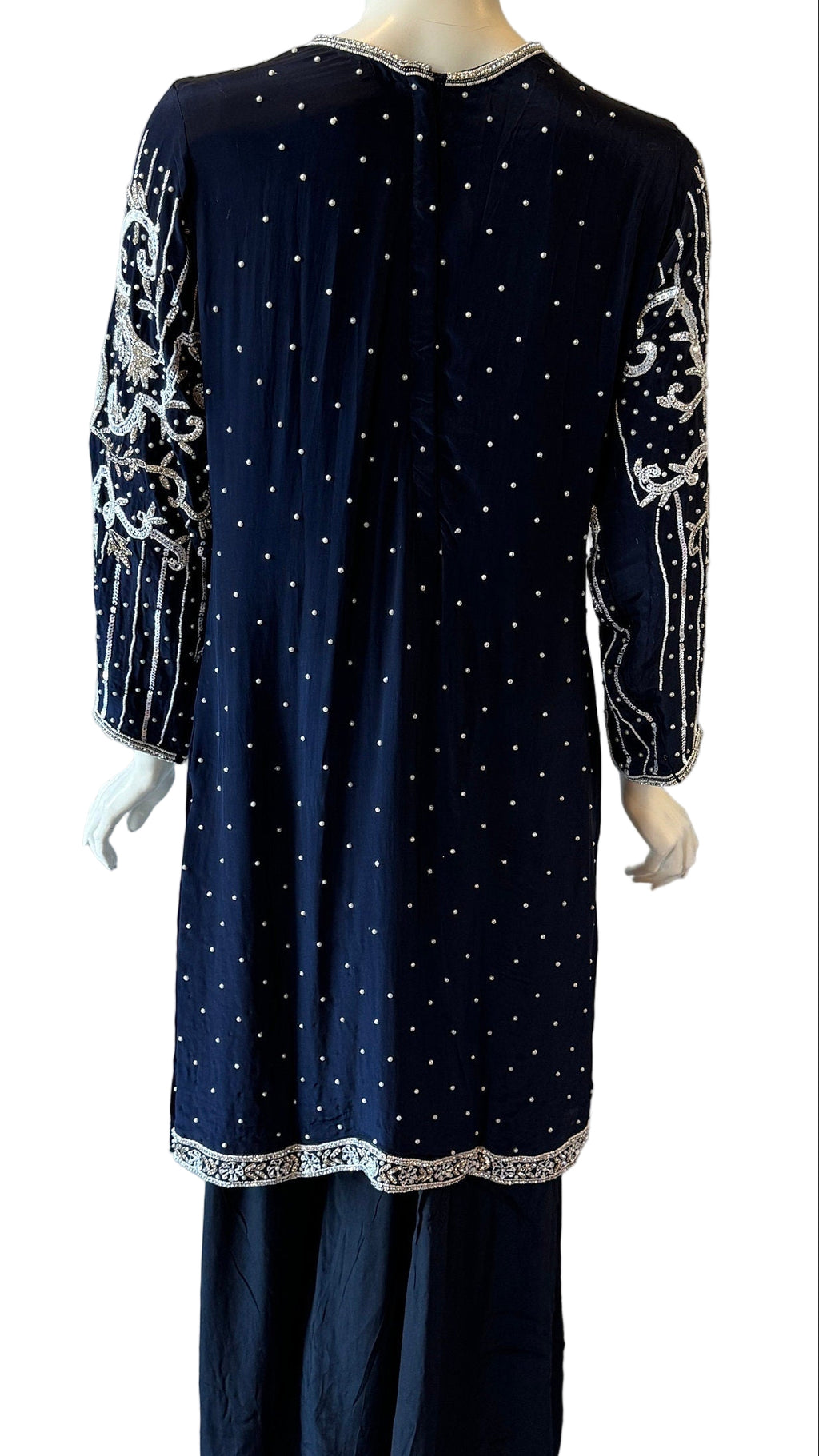 Navy Blue Palazzo Set