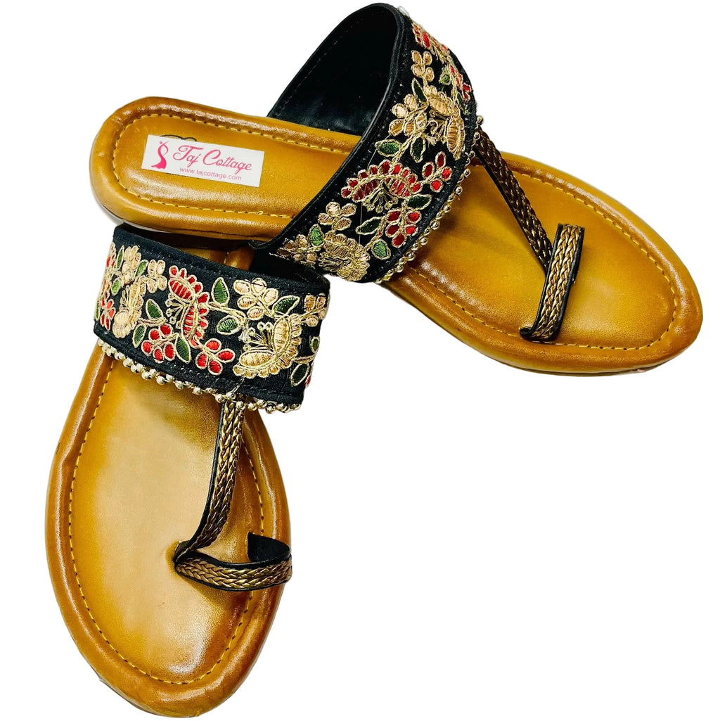 Golden Brown Color Sandals