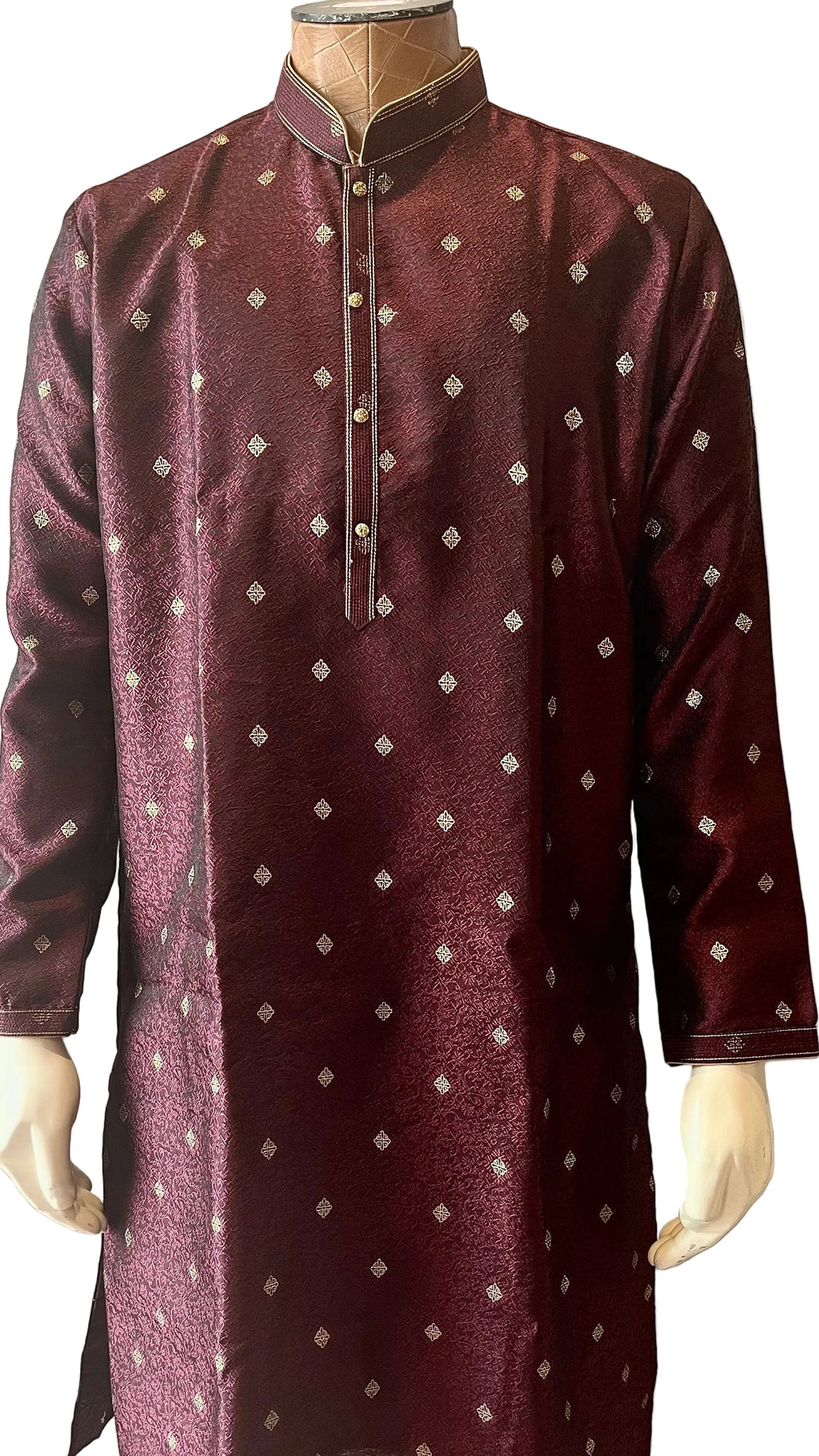 Wine Color Kurta