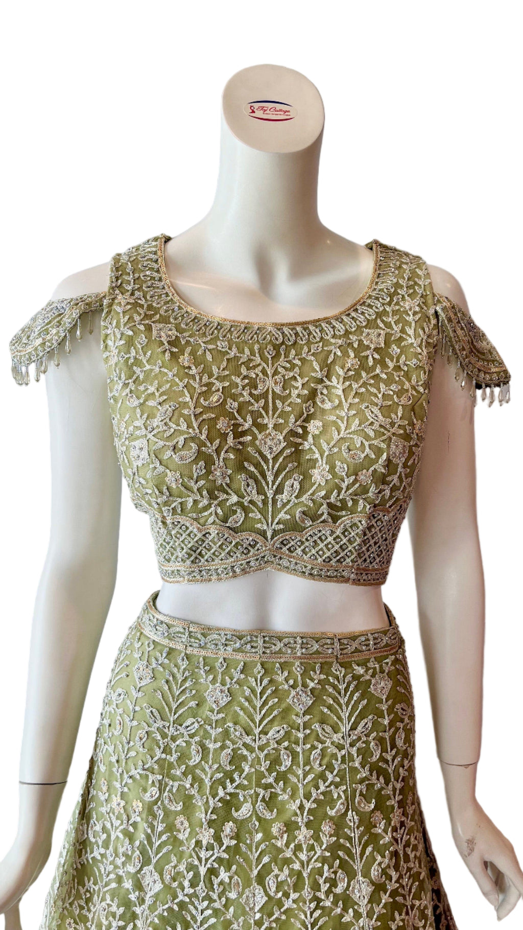 Light Green Bridal Lehnga
