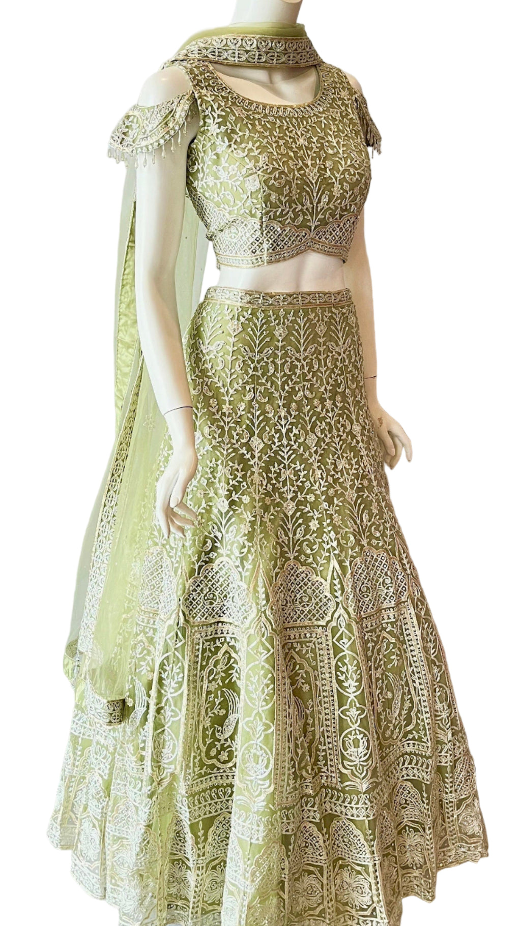 Light Green Bridal Lehnga