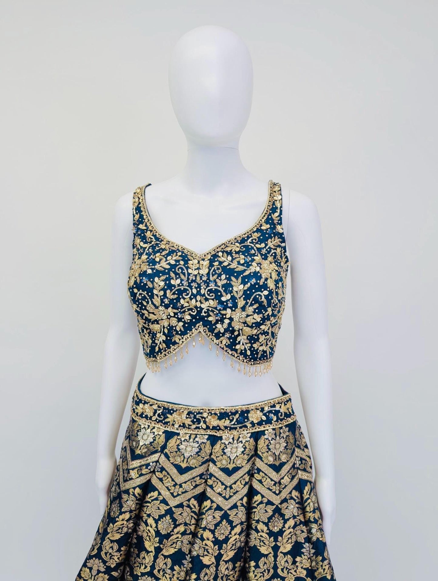 Navy Blue Color Lehnga