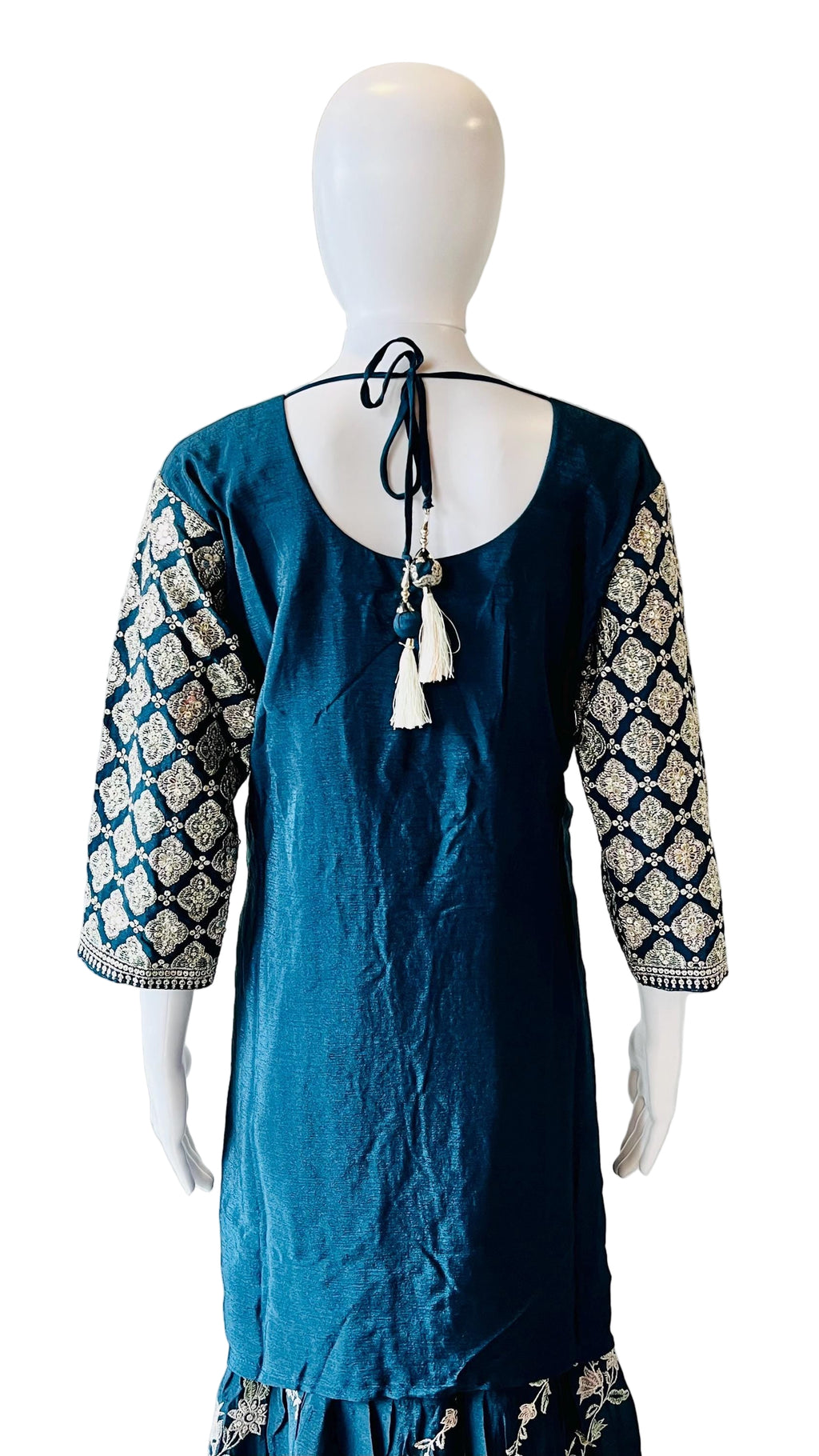 Peacock Color Palazzo Set