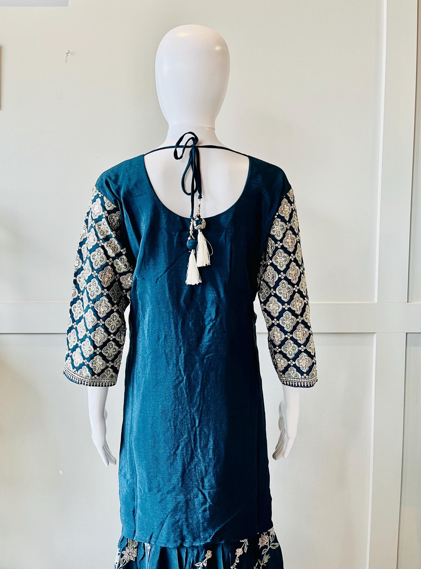 Peacock Color Palazzo Set