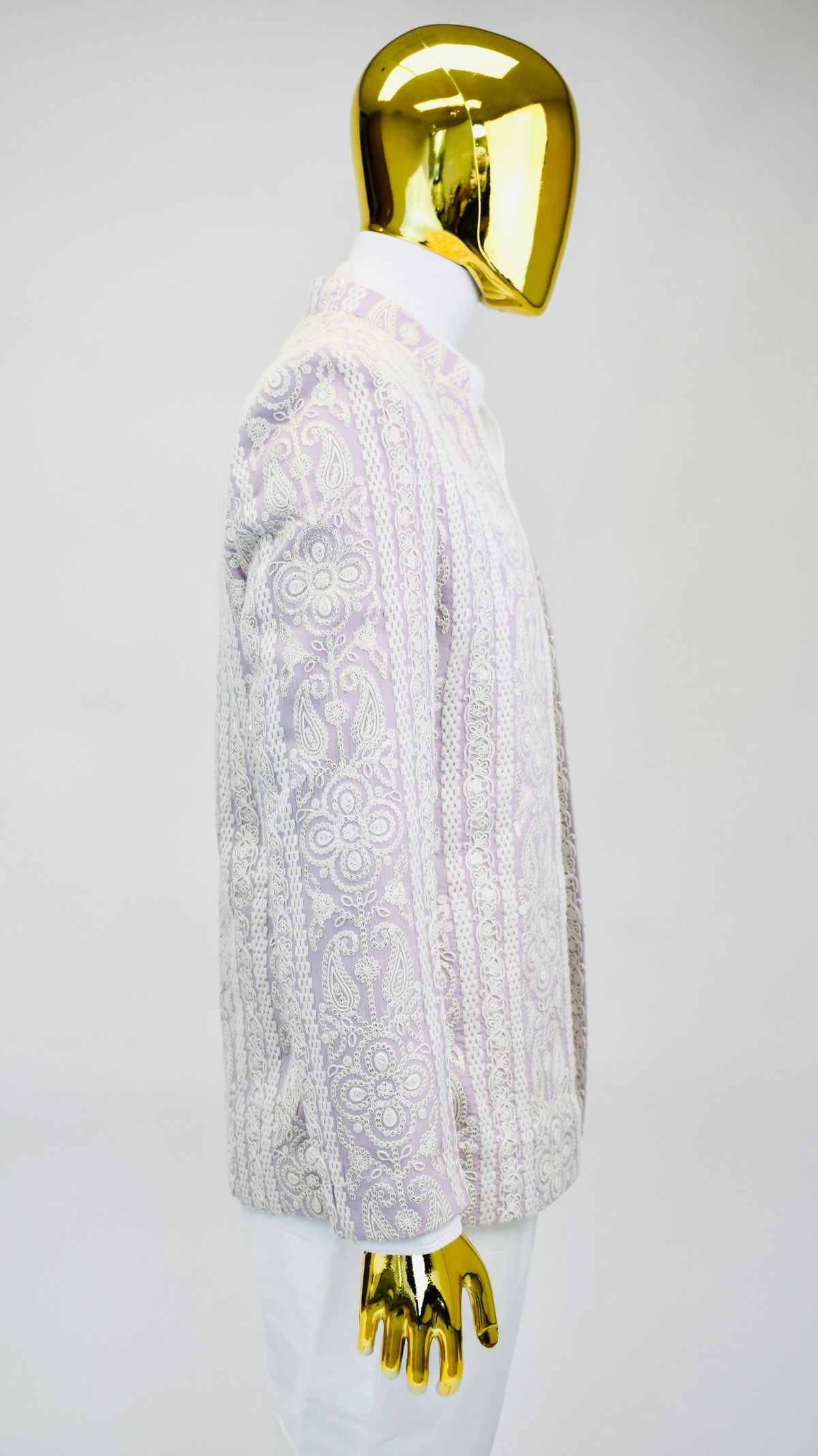 Lavender Color Indo-Western Set