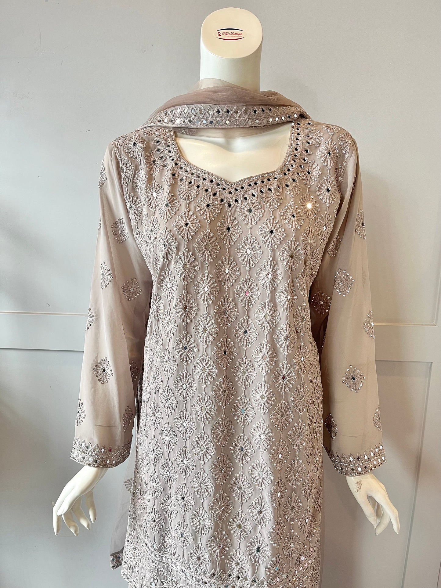 Grey Palazzo Set