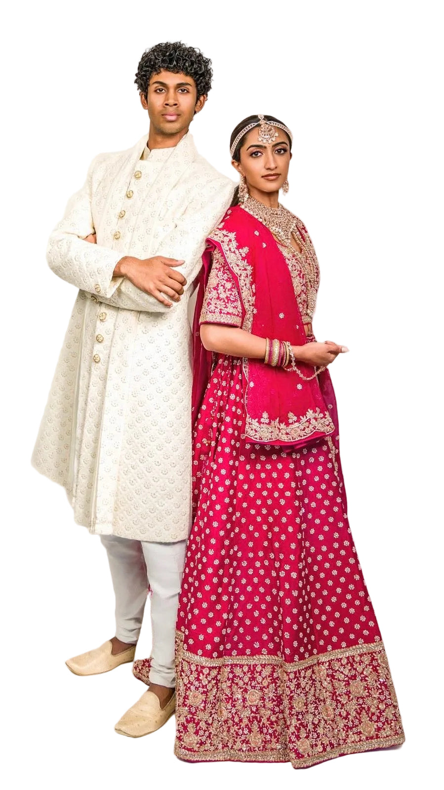 Raspberry Color Bridal Lehnga Set