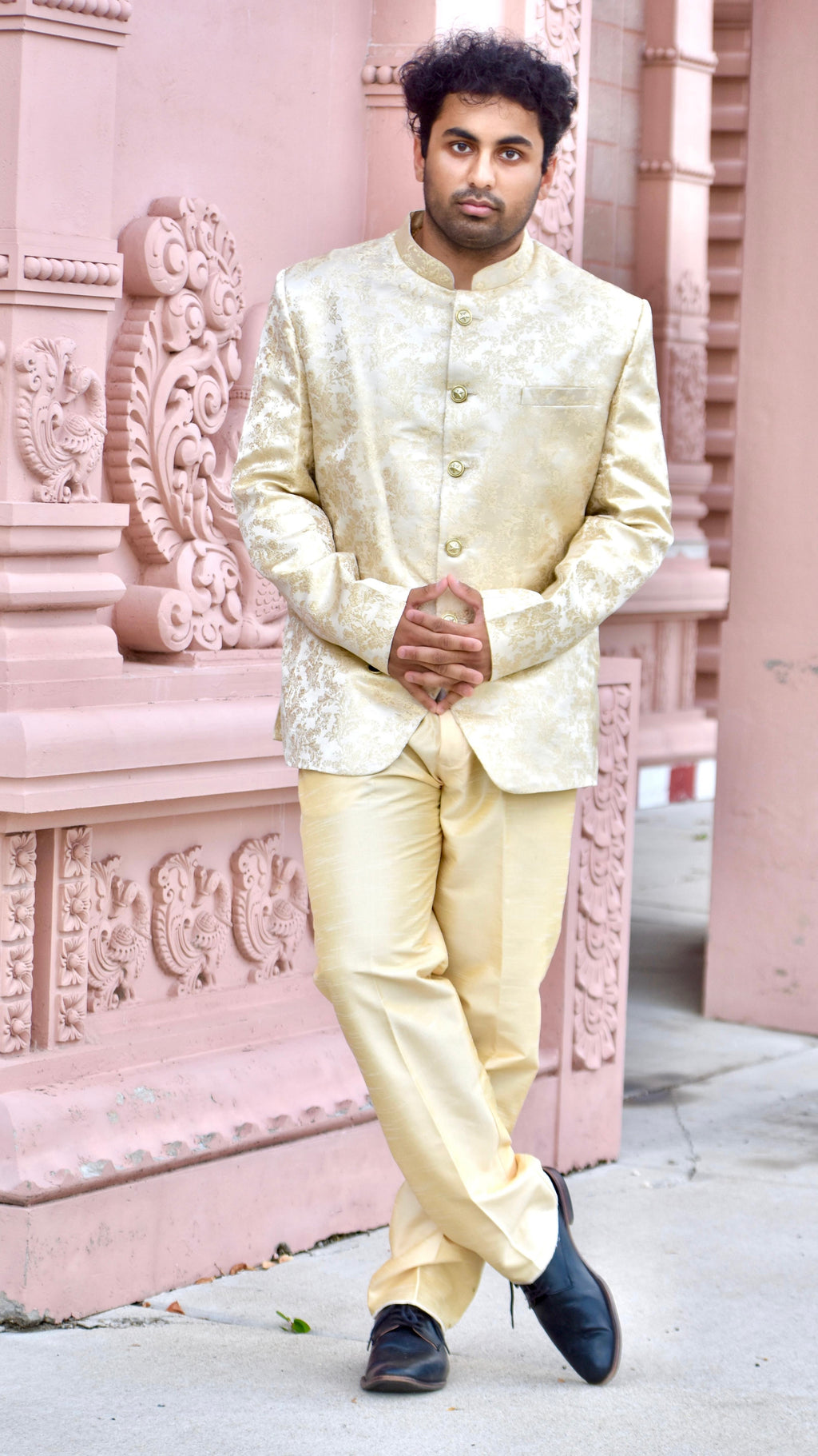 Jodhpuri Gold Color Set