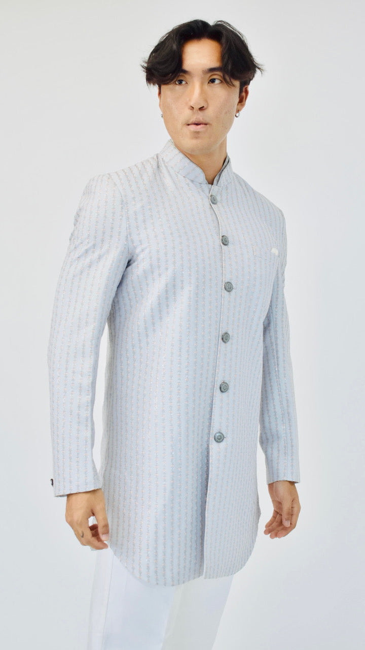 Light Lavender Indo-Western Set