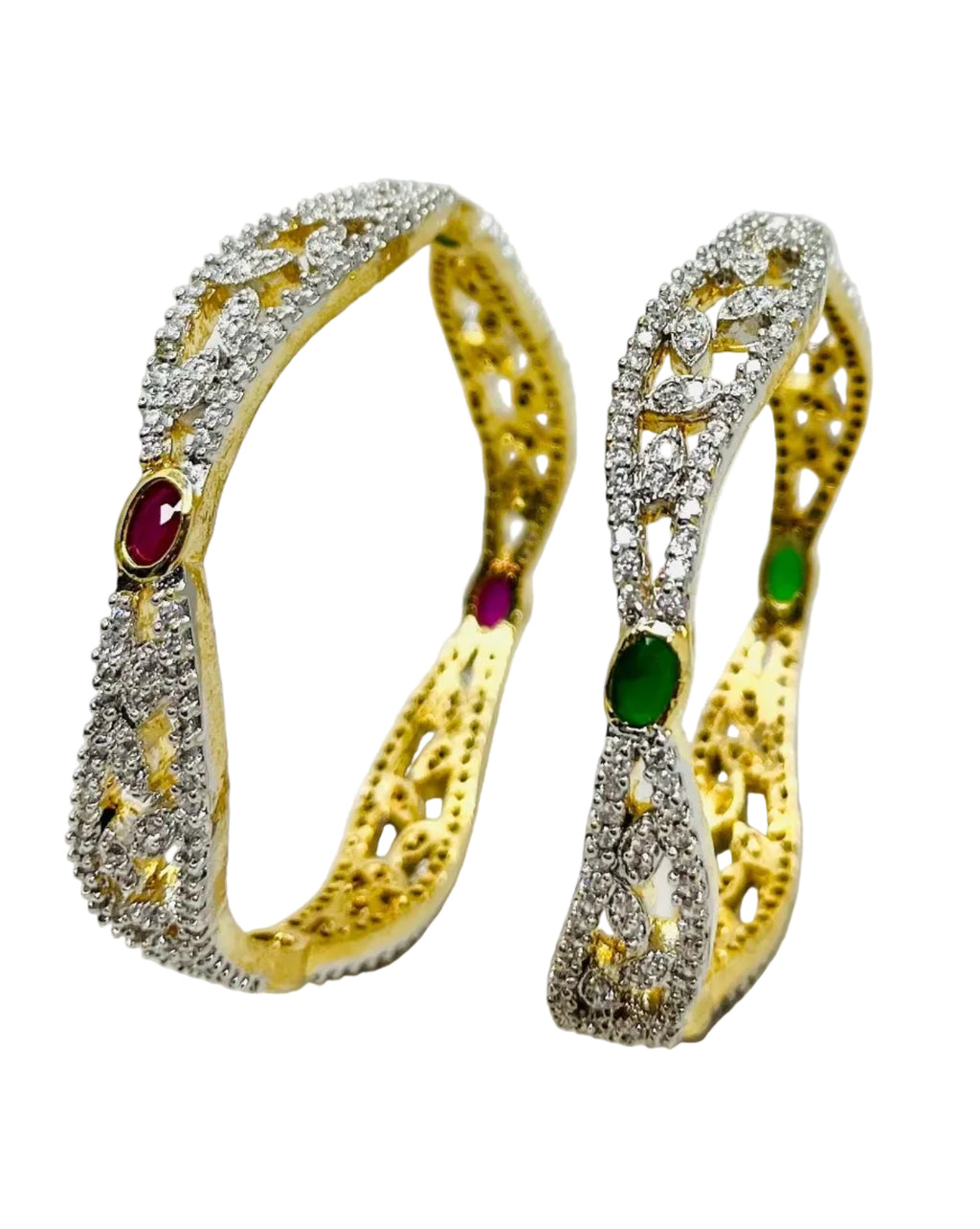 Crystal Diamond Stone Bangles