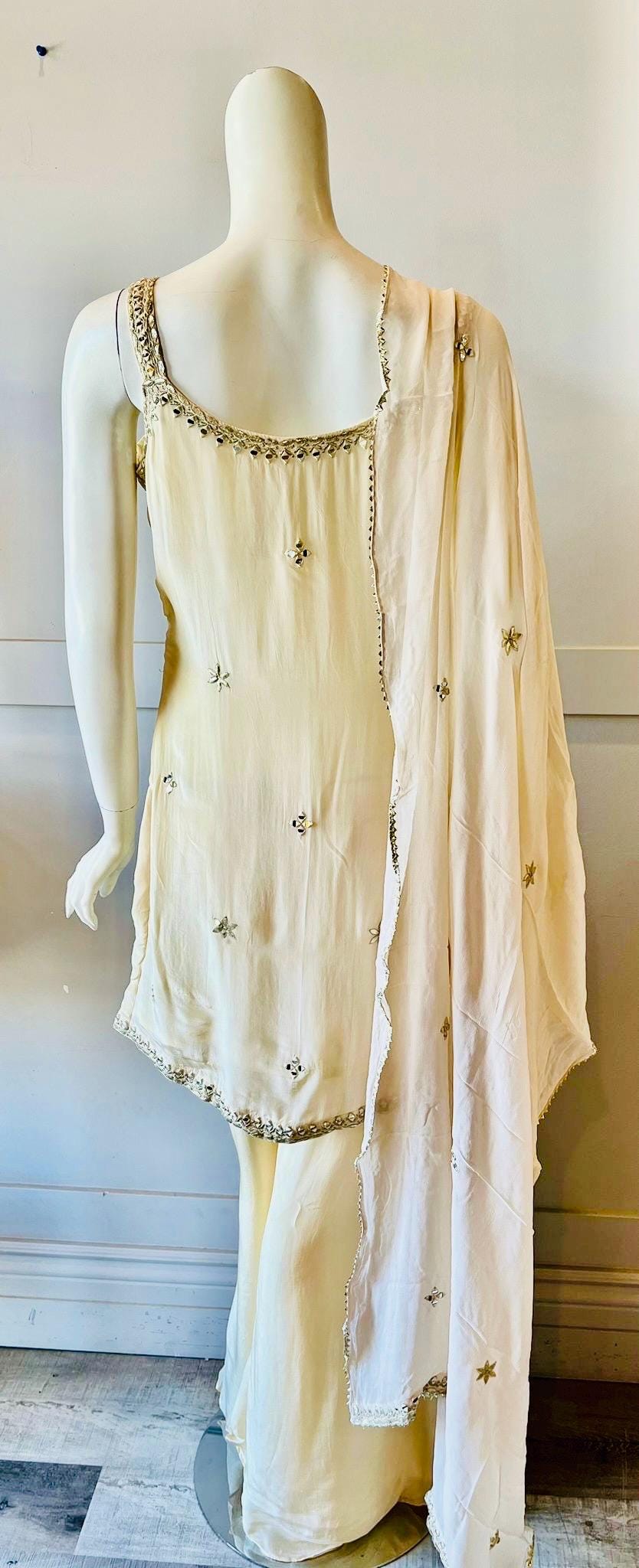 Cream Palazzo Set