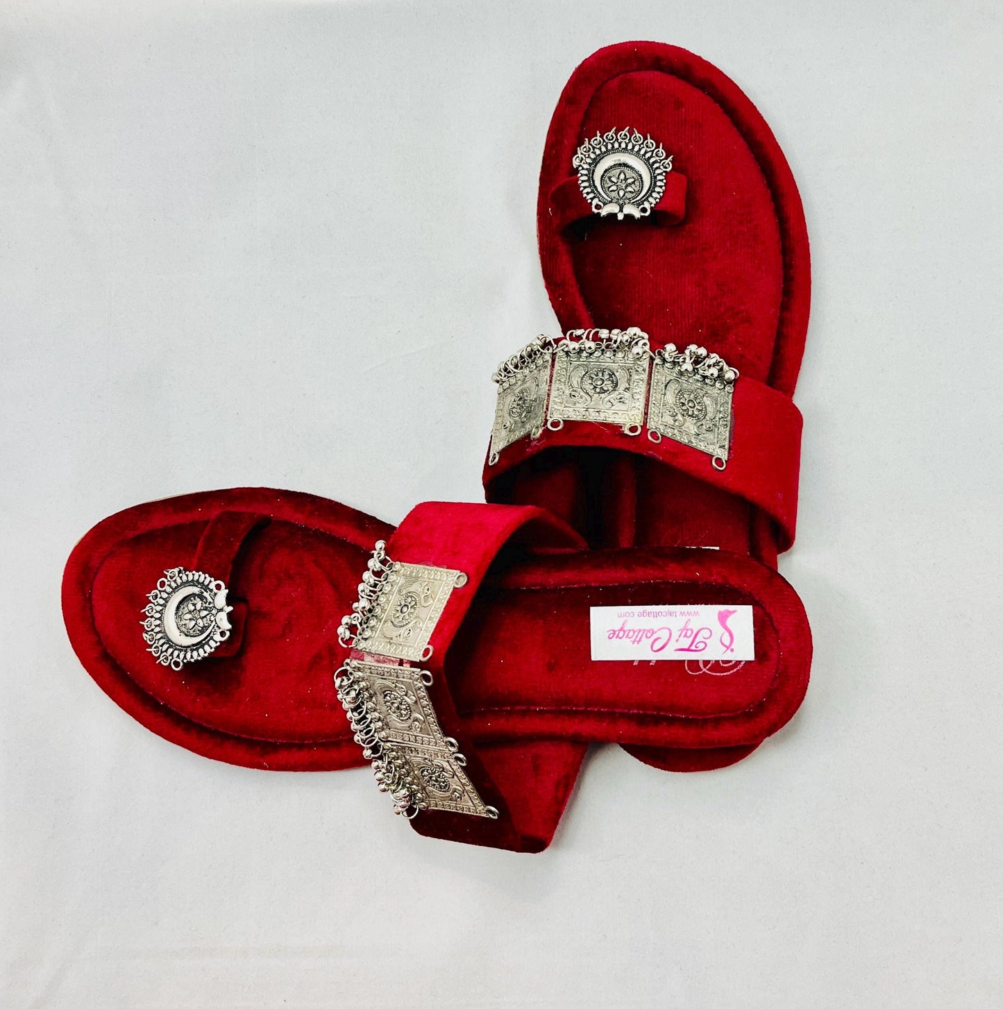 Red Velvet Color Sandals