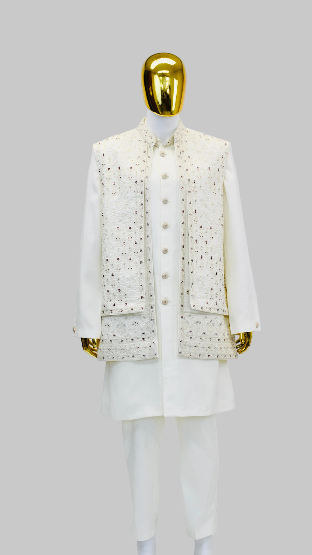 Ivory Indo-Western Set
