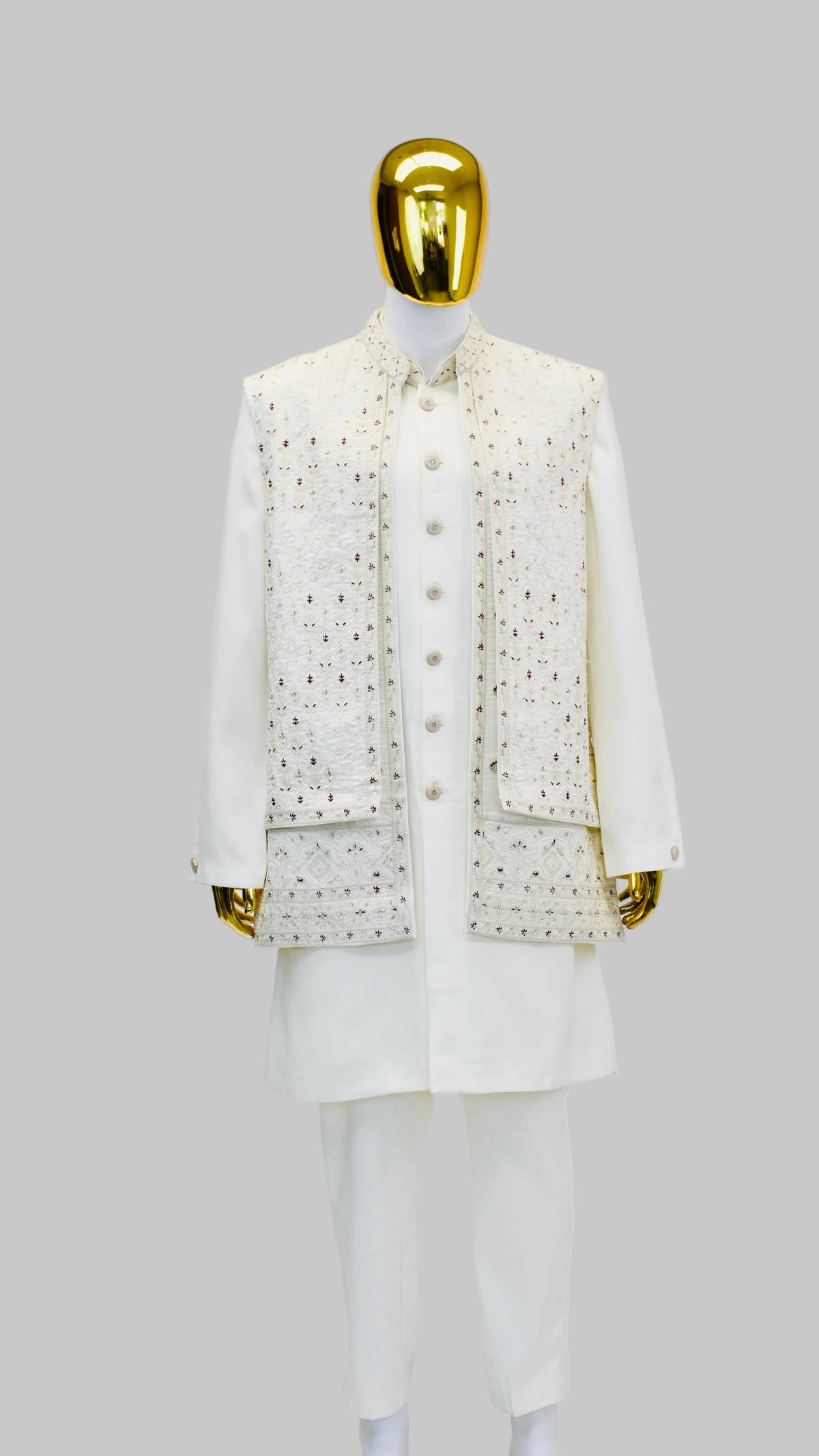Ivory Indo-Western Set