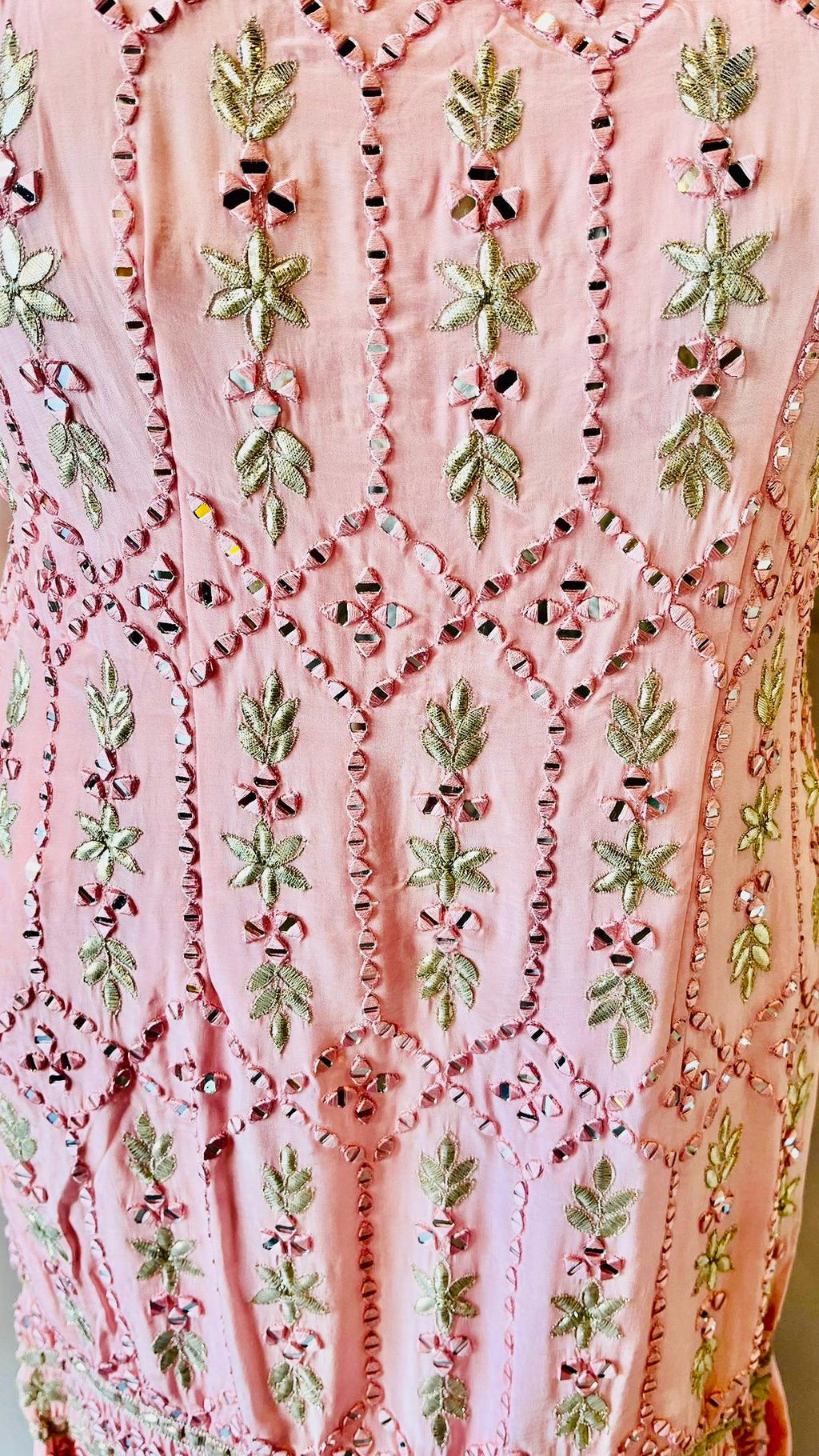 Pink Palazzo Sleevless Set