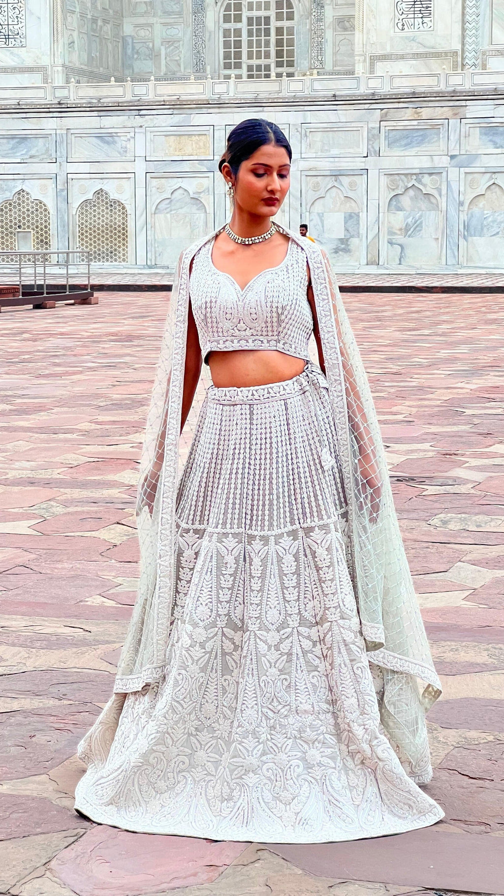 Sage Green Lehnga