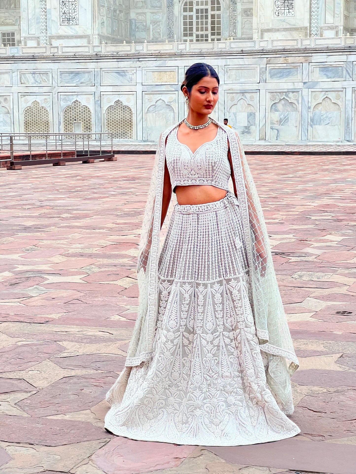 Sage Green Lehnga
