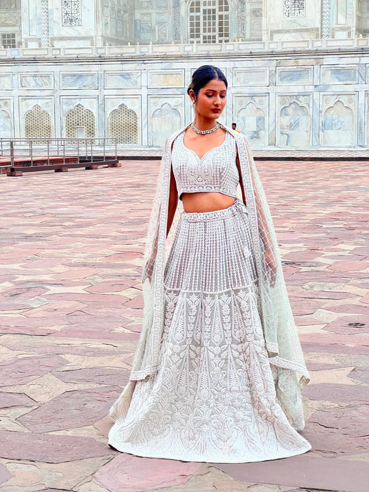 Sage Green Lehnga