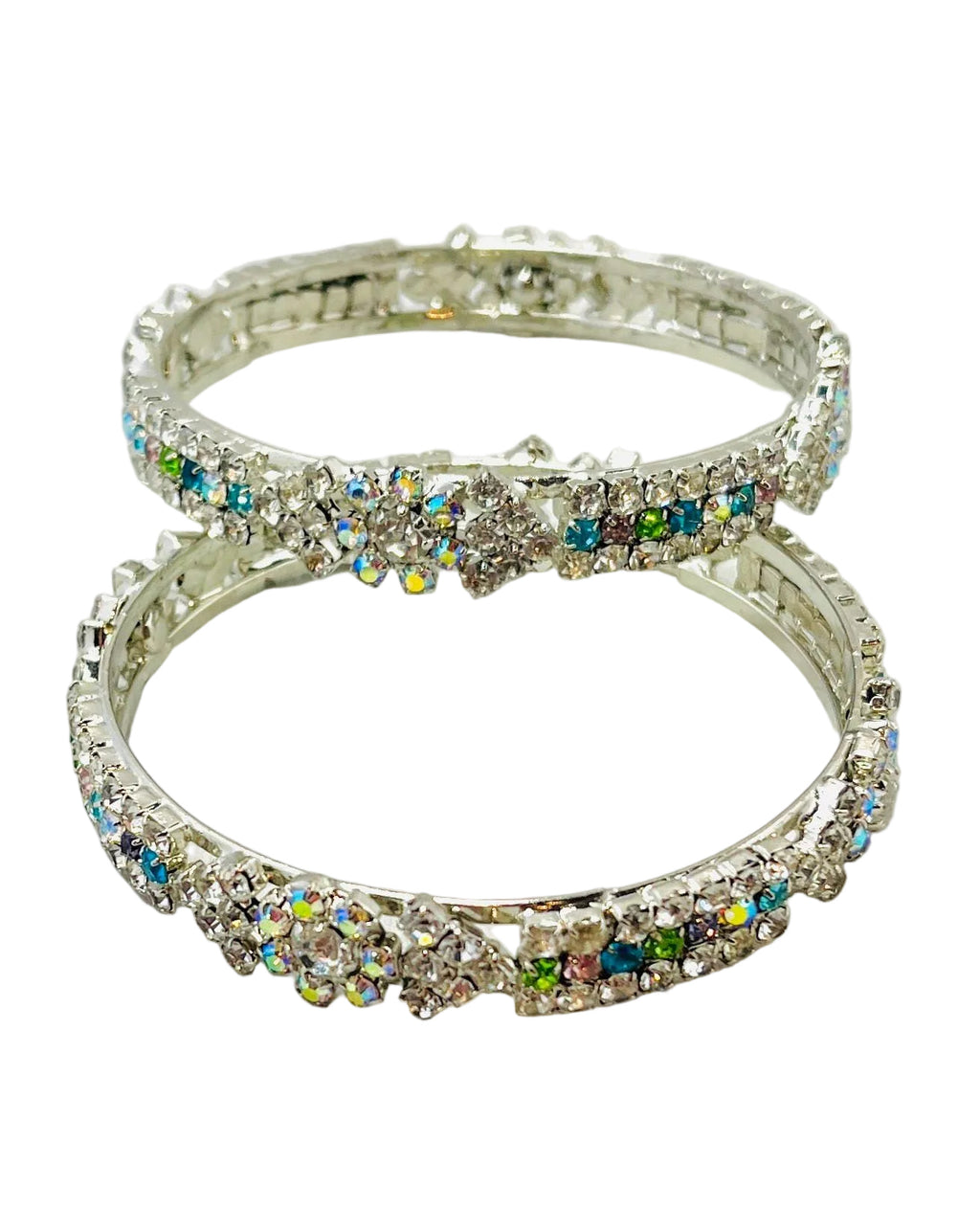 Silver Toned Bangles
