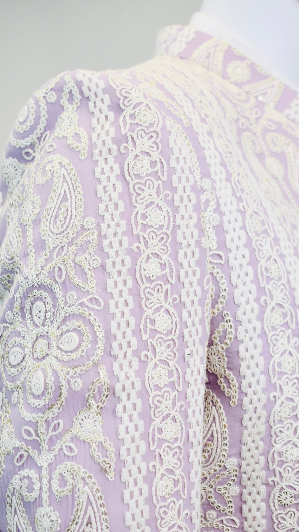 Lavender Color Indo-Western Set