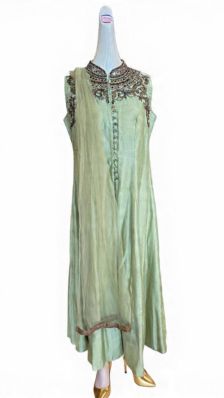 Mint Green Anarkali Dress