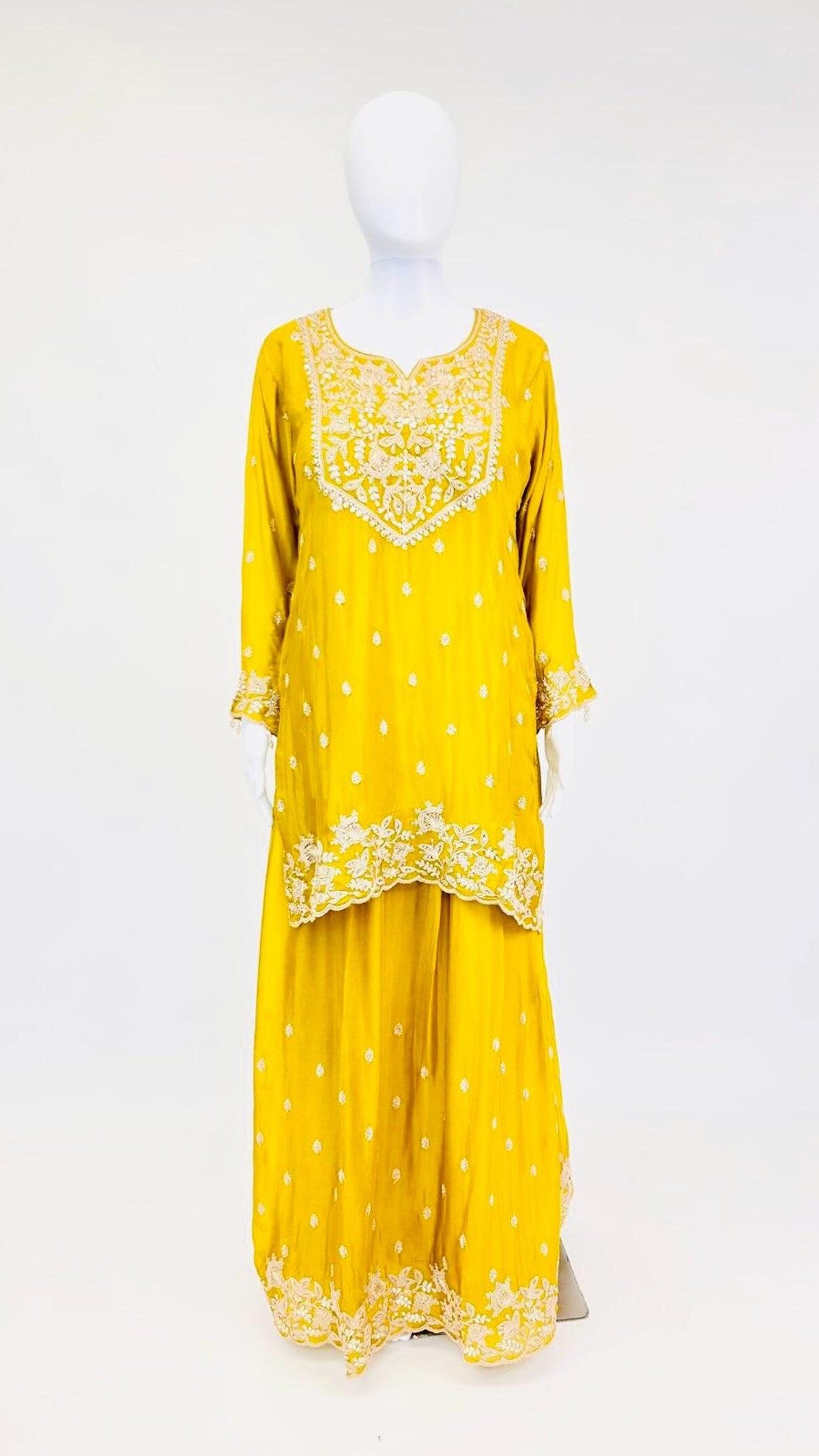 Mustard Color Skirt Set