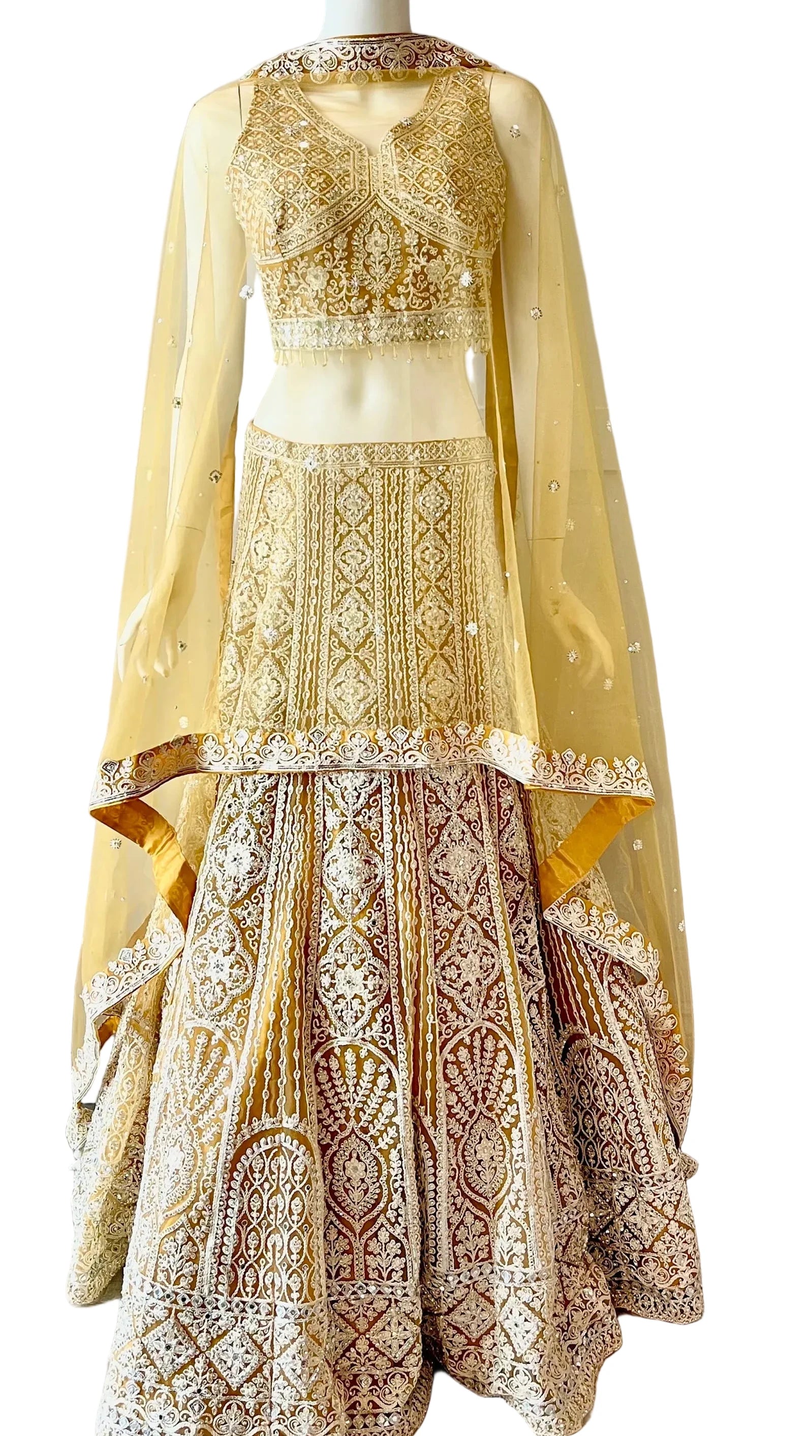 Mustard Color Lehnga