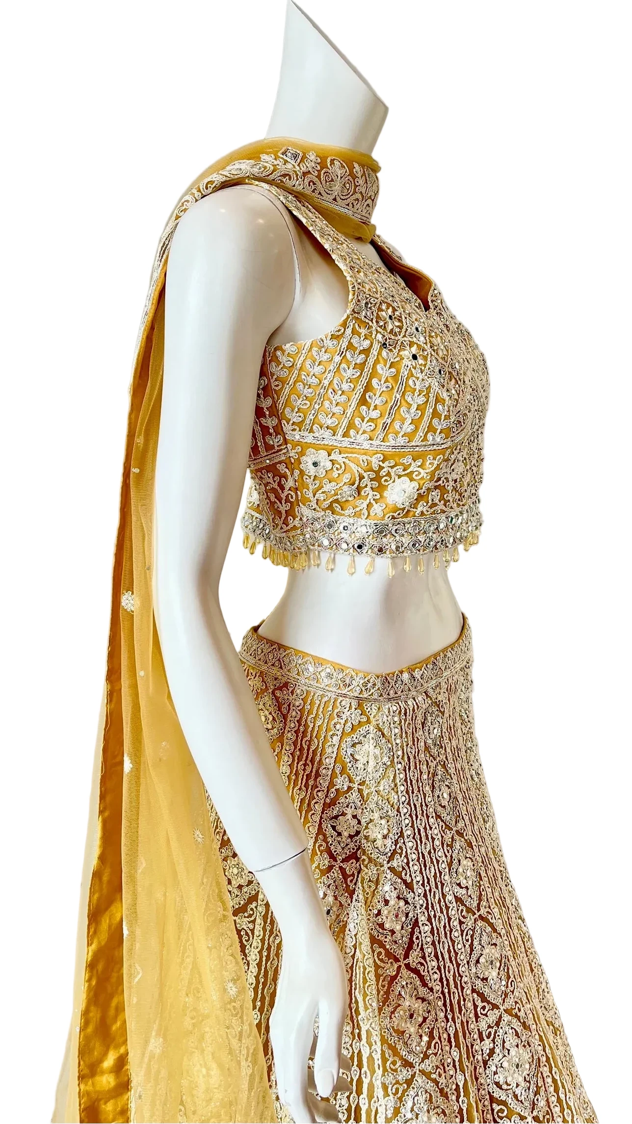 Mustard Color Lehnga