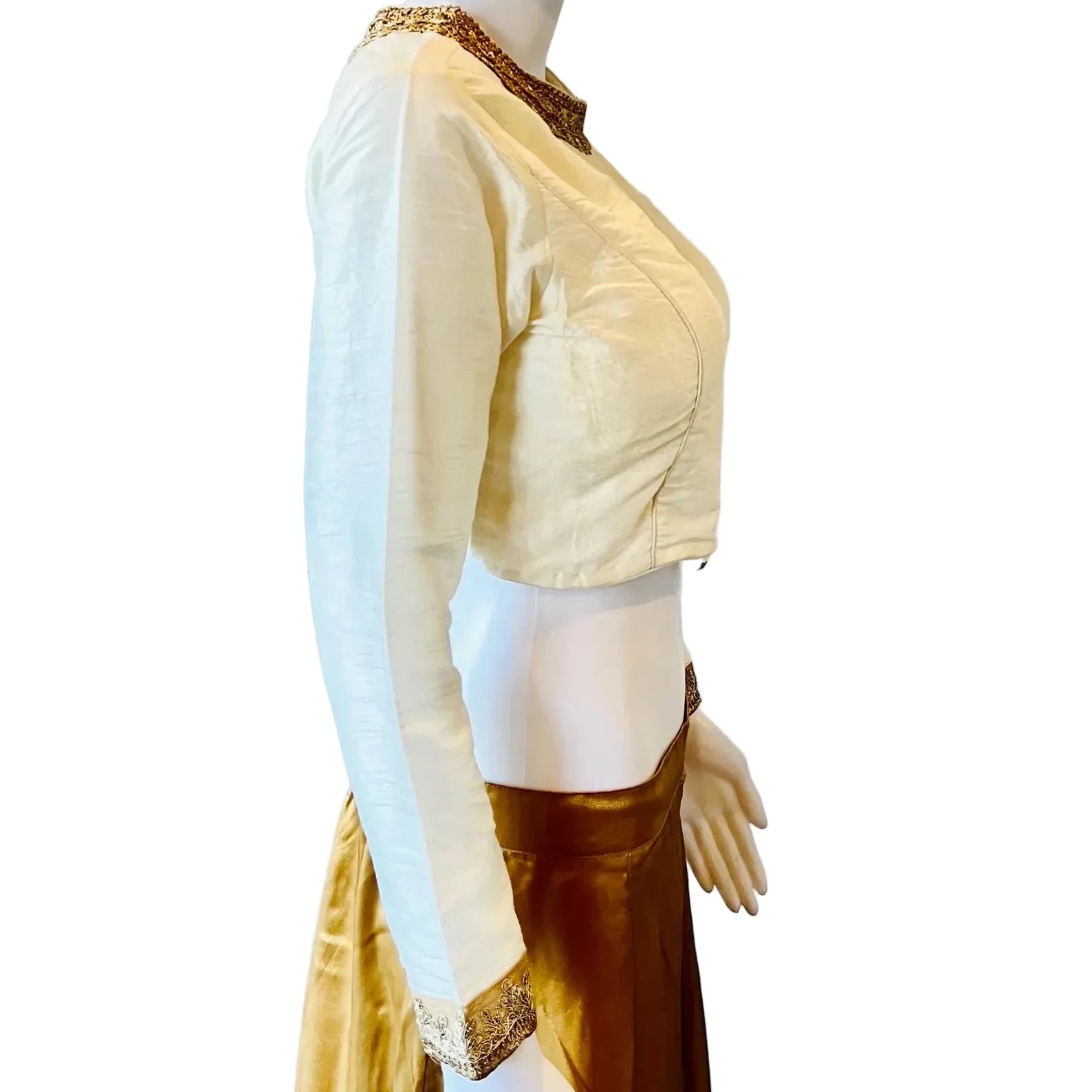 Off White Full Sleeve Blouse