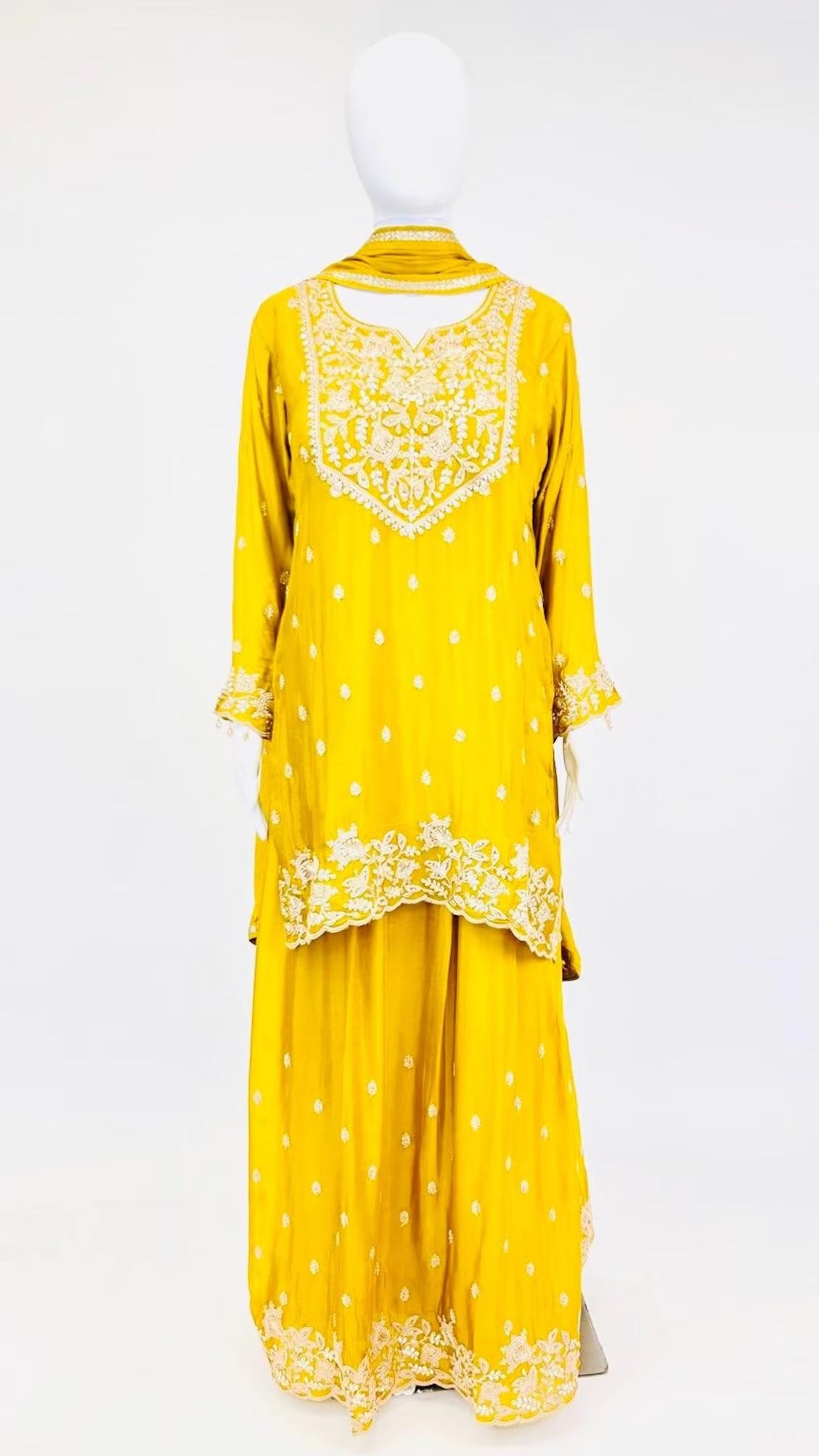 Mustard Color Skirt Set