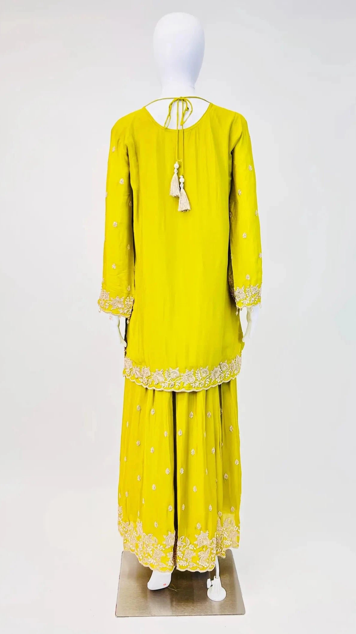 Olive Green Skirt Set