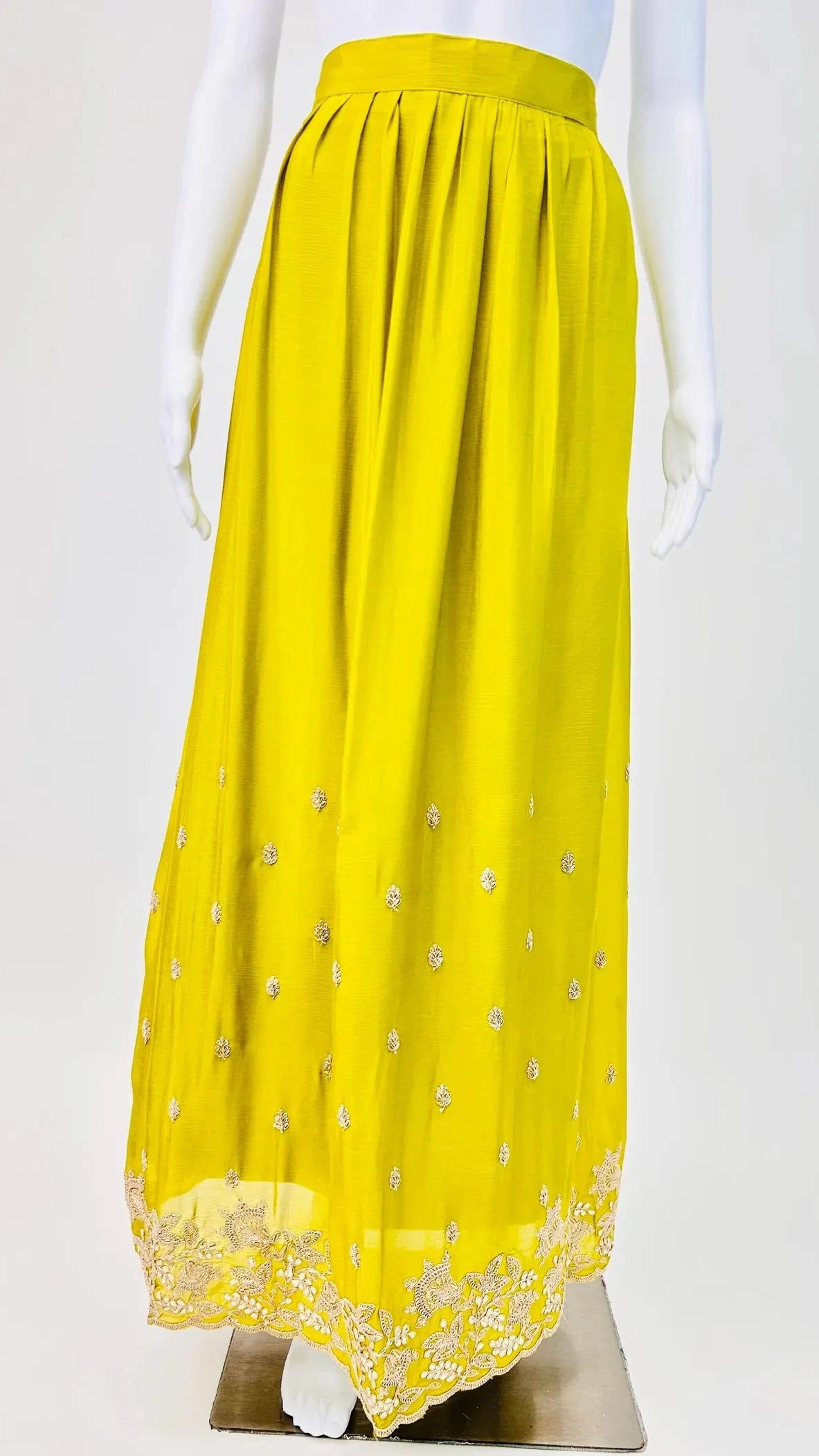 Olive Green Skirt Set