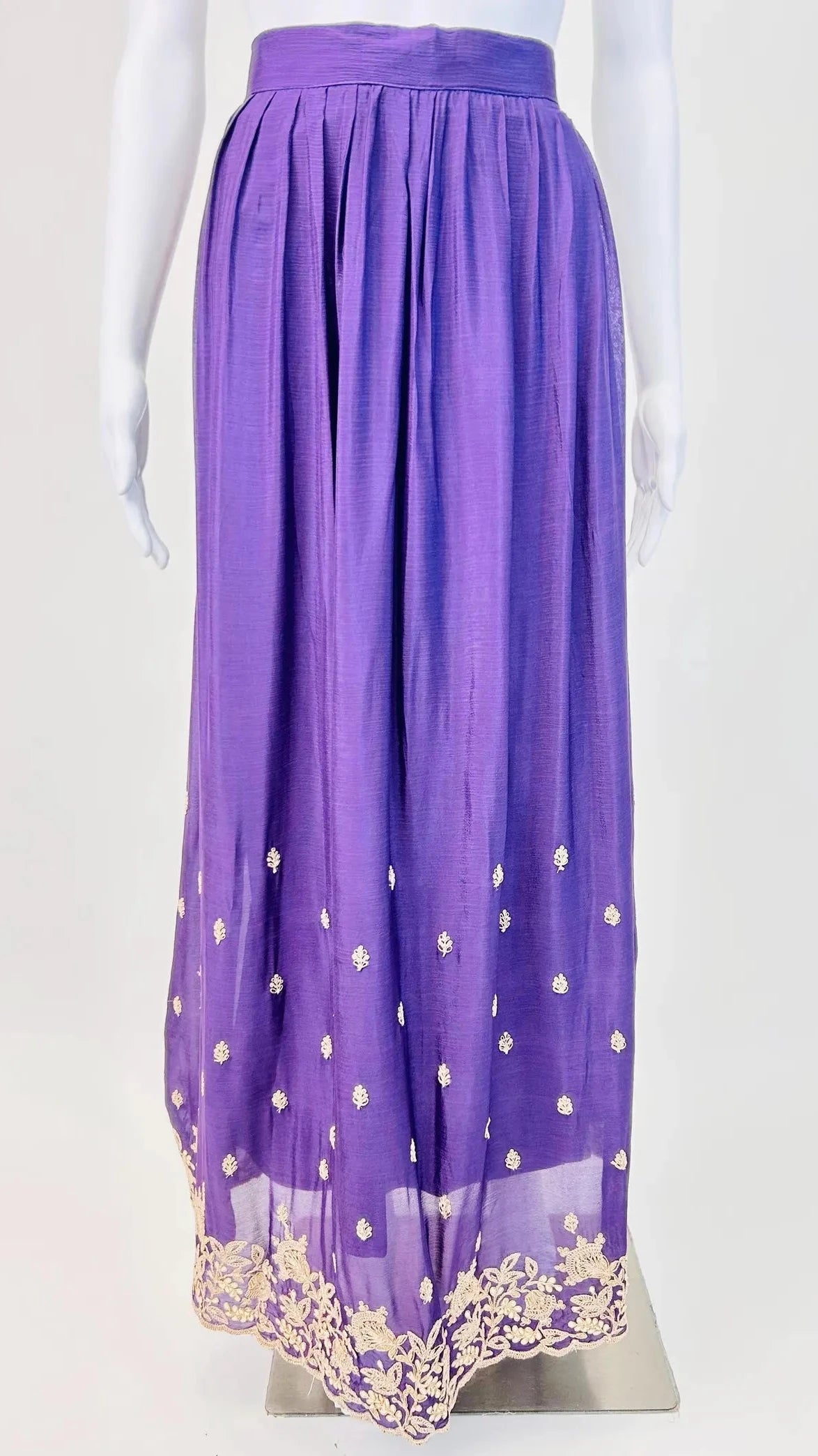 Purple Skirt Set