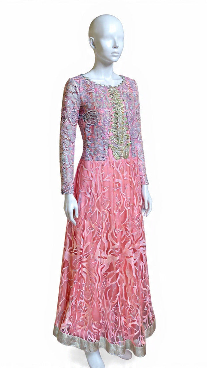 Pink Anarkali Dress