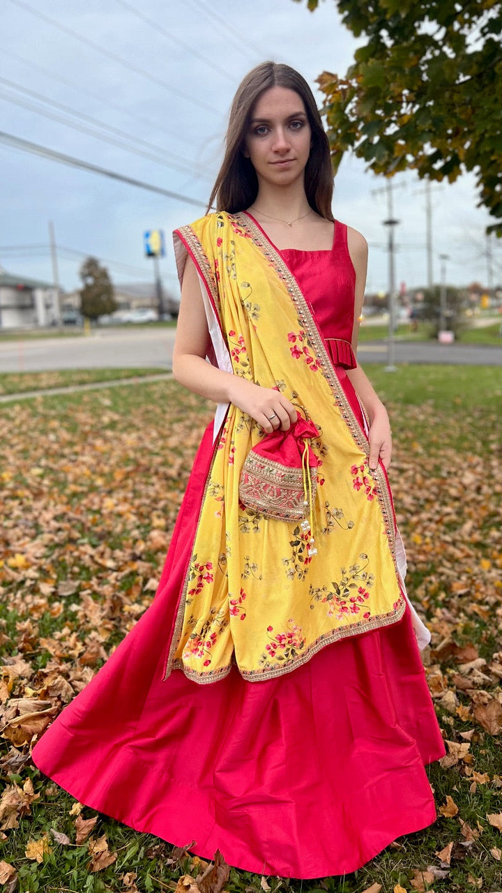 Hot Pink Lehnga Set