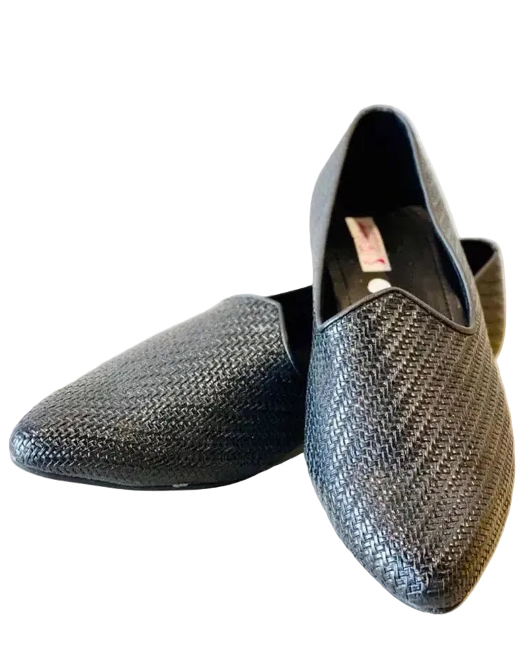 Men's Leather Black Shoe