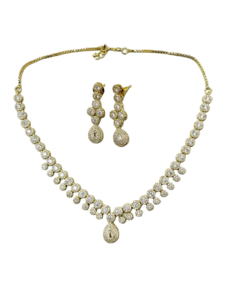 Kundan Gold necklace Set