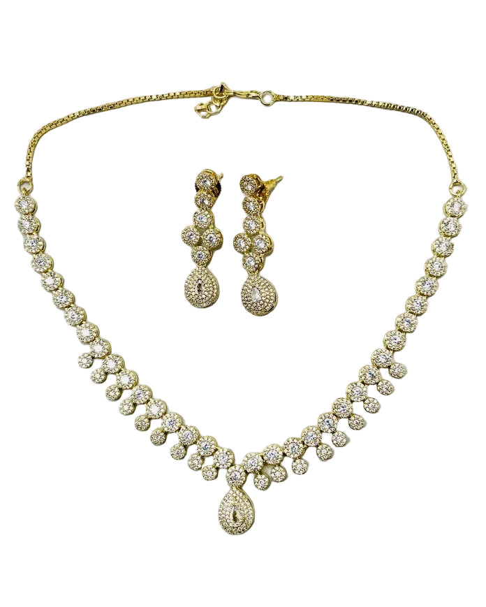 Kundan Gold Necklace Set