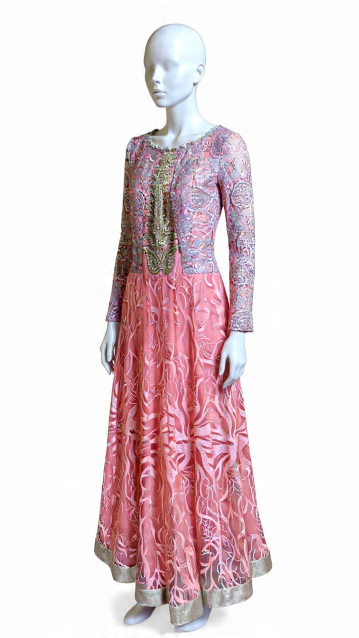 Pink Anarkali Dress