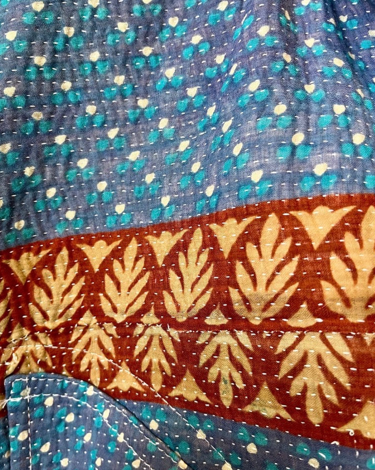 Reversible Upcycled  Kantha Work Jacket
