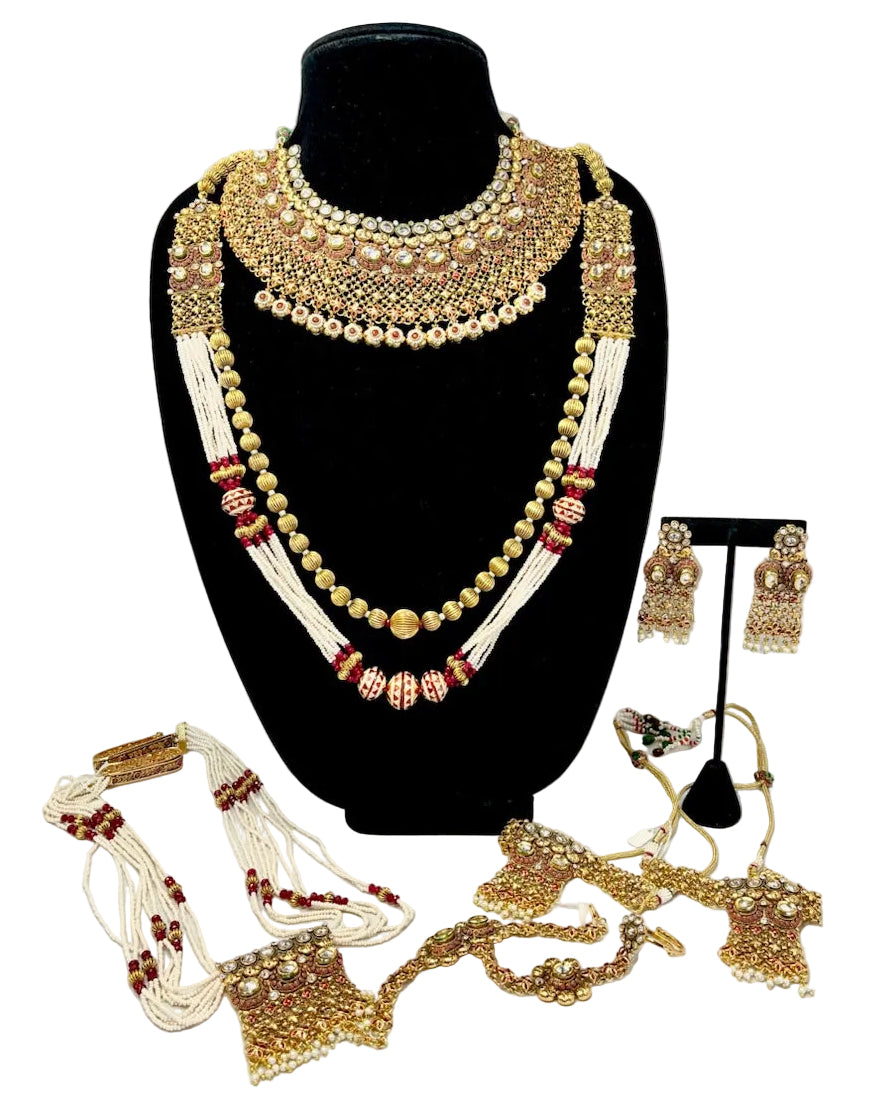 Bridal Beads and Stones Jewelry Set