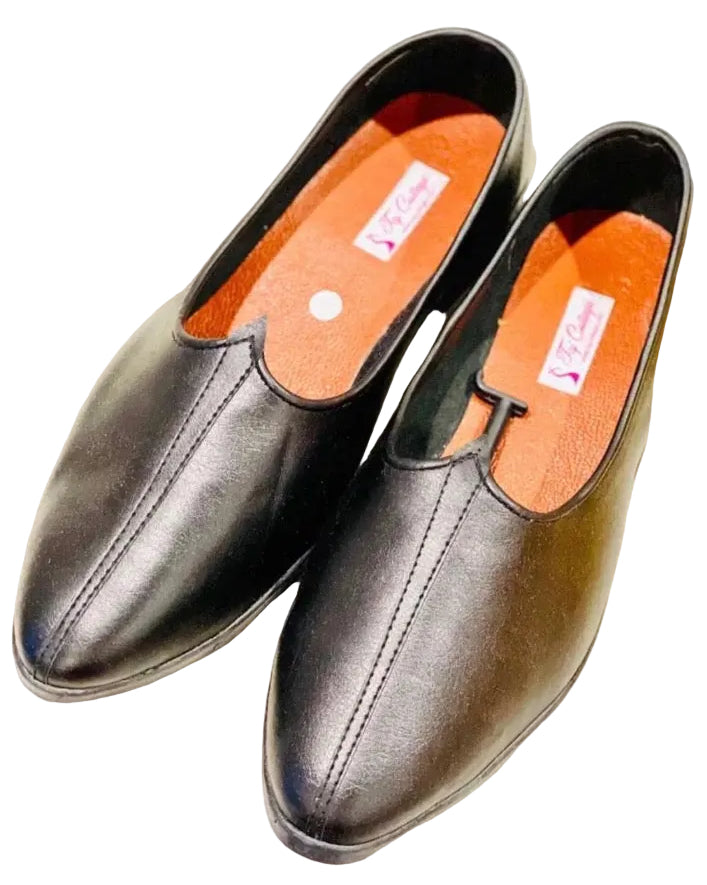 Men's Leather Black Shoe