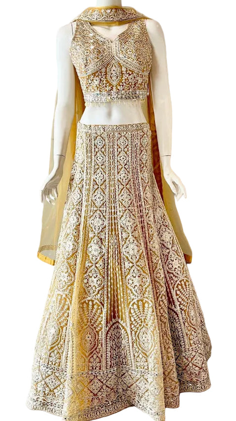 Mustard Color Lehnga
