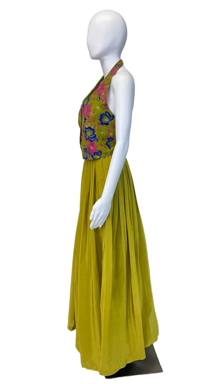 Olive Green Lehnga Set