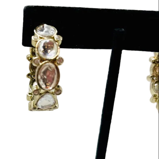 Sabyasachi Inspired Golden Kundan Earrings