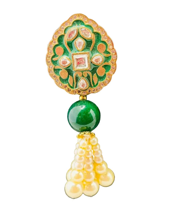 Mint Green Kundan Set