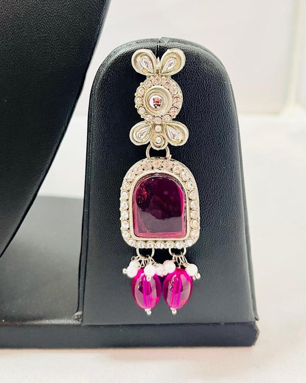 Dark Pink Choker Set