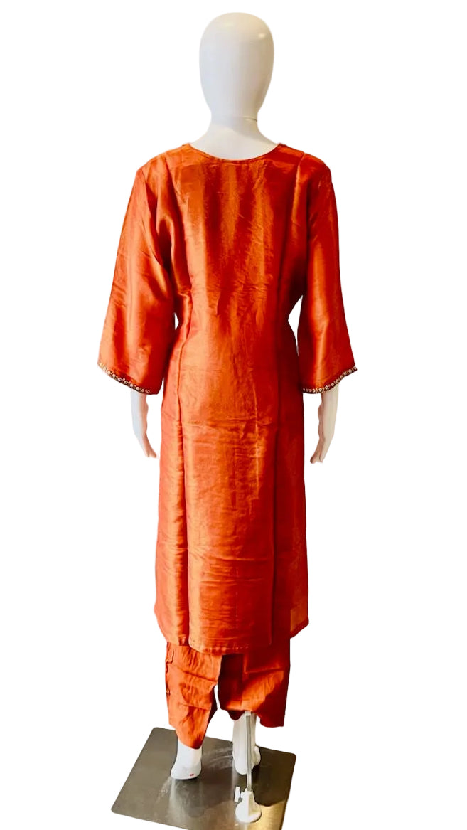 Orange Color Palazo Set
